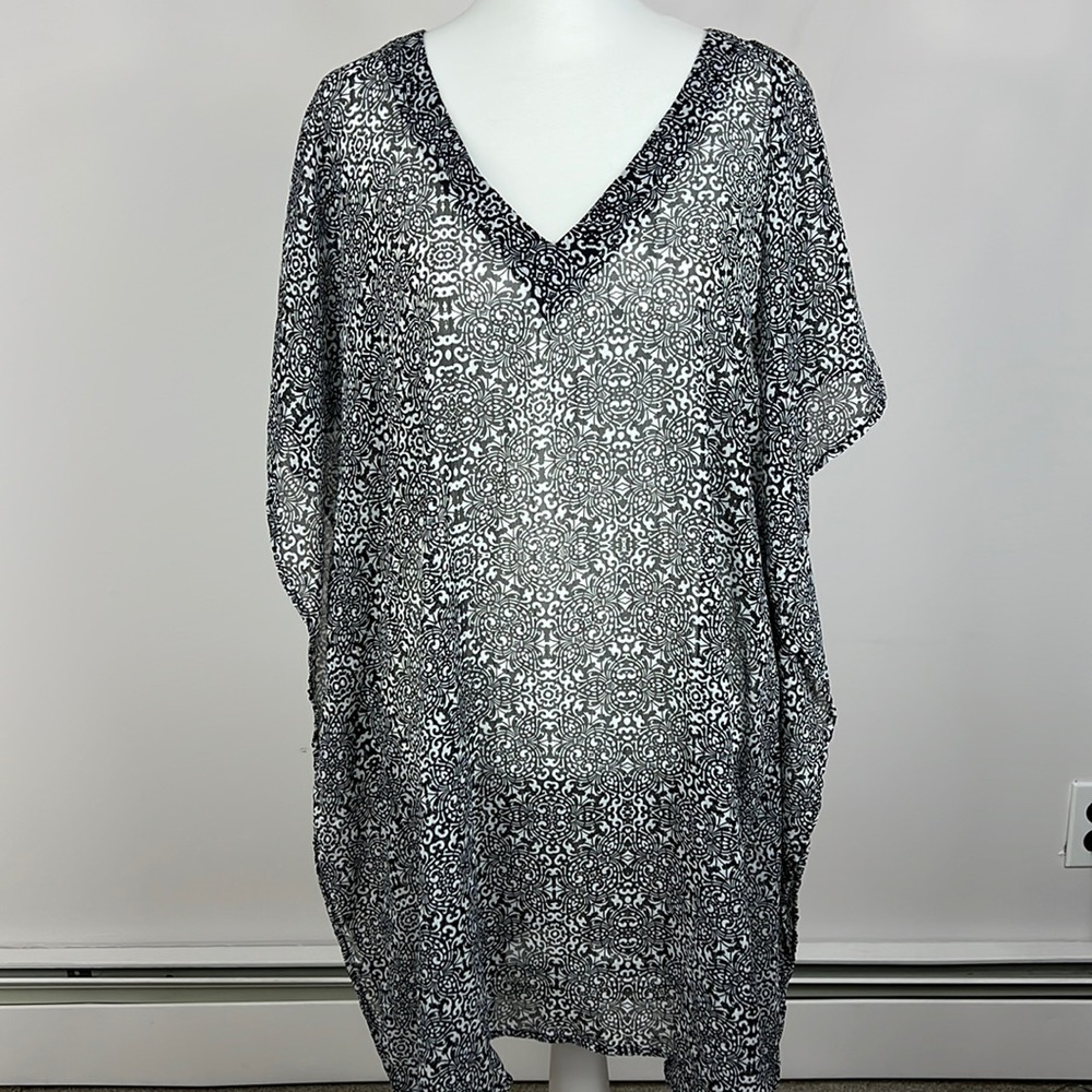 Merona black and white swim beach coverup size medium 3 for $20